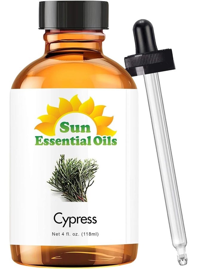 Sun Essential Oils Cypress Essential Oil - 4 Fluid Ounces - Image 1